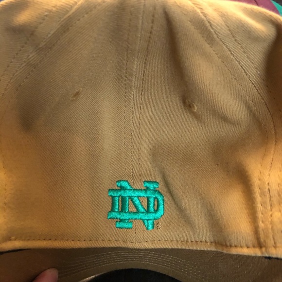 Notre Dame Gold and Green Authentic - Picture 2 of 3